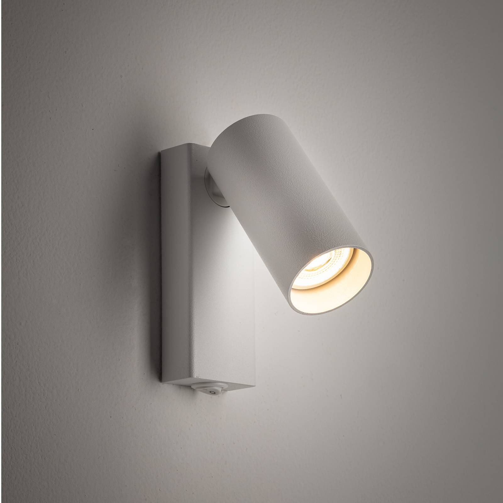 Wandstrahler FOURTY, weiß, Höhe 17 cm, Metall, GU10 Wandstrahler FOURTY, weiß, Höhe 17 cm, Metall, GU10 von Nowodvorski Lighting