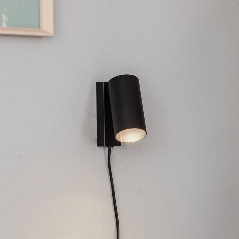 Wandstrahler Mono I mit Stecker schwarz von Nowodvorski Lighting