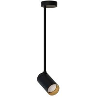 Elegante Deckenlampe in Schwarz Gold verstellbar H:41cm von Nowodvorski
