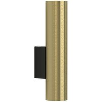 Elegante Wandleuchte Messing H:25cm schmal 2x GU10 von Nowodvorski