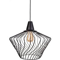Hängelampe Schwarz TOMMY Wohnzimmer Esstisch Lampe von Nowodvorski