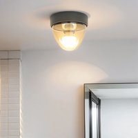 Kleine Deckenlampe Bad Ø18cm rund Grau IP44 E27 Kleine Deckenlampe Bad Ø18cm rund Grau IP44 E27 von Nowodvorski