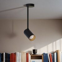 Kleine Deckenlampe in Schwarz Gold verstellbar H:31cm von Nowodvorski