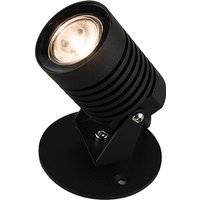 LED Strahler LIONEL Schwarz Alu IP54 Außenleuchte von Nowodvorski
