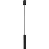 Metall Pendelleuchte Schwarz rund Ø5,5cm schmal Modern von Nowodvorski