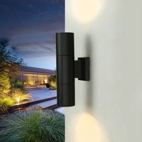 Moderne Wandleuchte Schwarz Up Down IP54 Outdoor