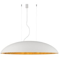 Pendelleuchte Weiß Gold 5-flammig oval E27 Loft Design Pendelleuchte Weiß Gold 5-flammig oval E27 Loft Design von Nowodvorski