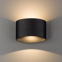 Runde LED Wandleuchte Außen Up Down Schwarz Ø17cm Runde LED Wandleuchte Außen Up Down Schwarz Ø17cm von Nowodvorski