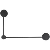 Schwarze Wandlampe Modern 32,5x52cm flach 2x GX53 von Nowodvorski