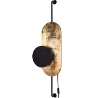 Wandlampe mit Schalter Metall Holz G9 indirekt von Nowodvorski