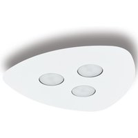 Weiße Deckenlampe Metall blendarm GX53 3-flammig von Nowodvorski