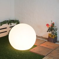 XXL Gartenlampe in Weiß Kugel Schirm Ø80cm von Nowodvorski