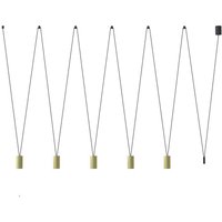 XXL Pendelleuchte Messing 5x GU10 frei montierbar von Nowodvorski