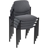 4 Nowy Styl Besucherstühle Styl STYL BLACK C-38 4ER anthrazit Stoff 4 Nowy Styl Besucherstühle Styl STYL BLACK C-38 4ER anthrazit Stoff von Nowy Styl