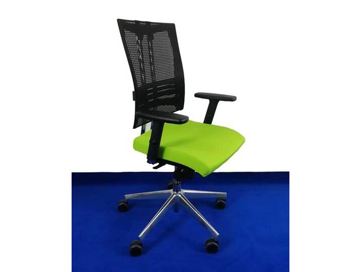 Bürostuhl Drehstuhl Nowy Styl Net Motion Chrom Neon grün Top Vor-Ort-Artikel von Nowy-Styl