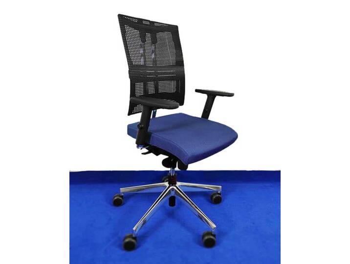 Bürostuhl Drehstuhl Nowy Styl Net Motion Chrom dunkelblau Top-Artikel von Nowy-Styl