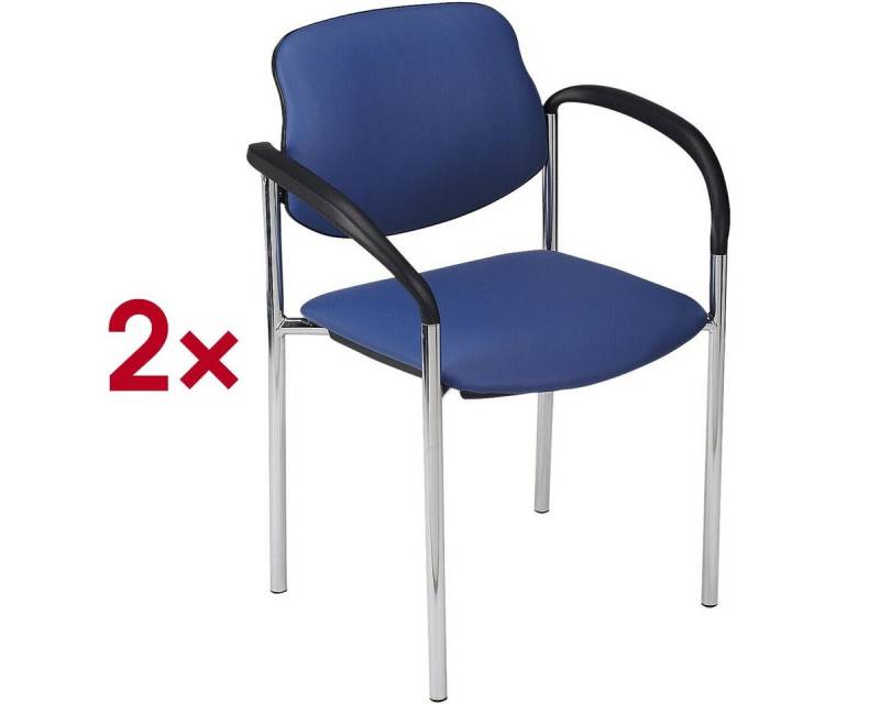 Nowy Styl Besucherstuhl Styl (2 St), stapelbar, echtes Leder von Nowy Styl