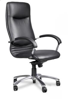 Nowy Styl Chefsessel NOVA STEEL XXL in Softleder LE-01 schwarz von Nowy Styl