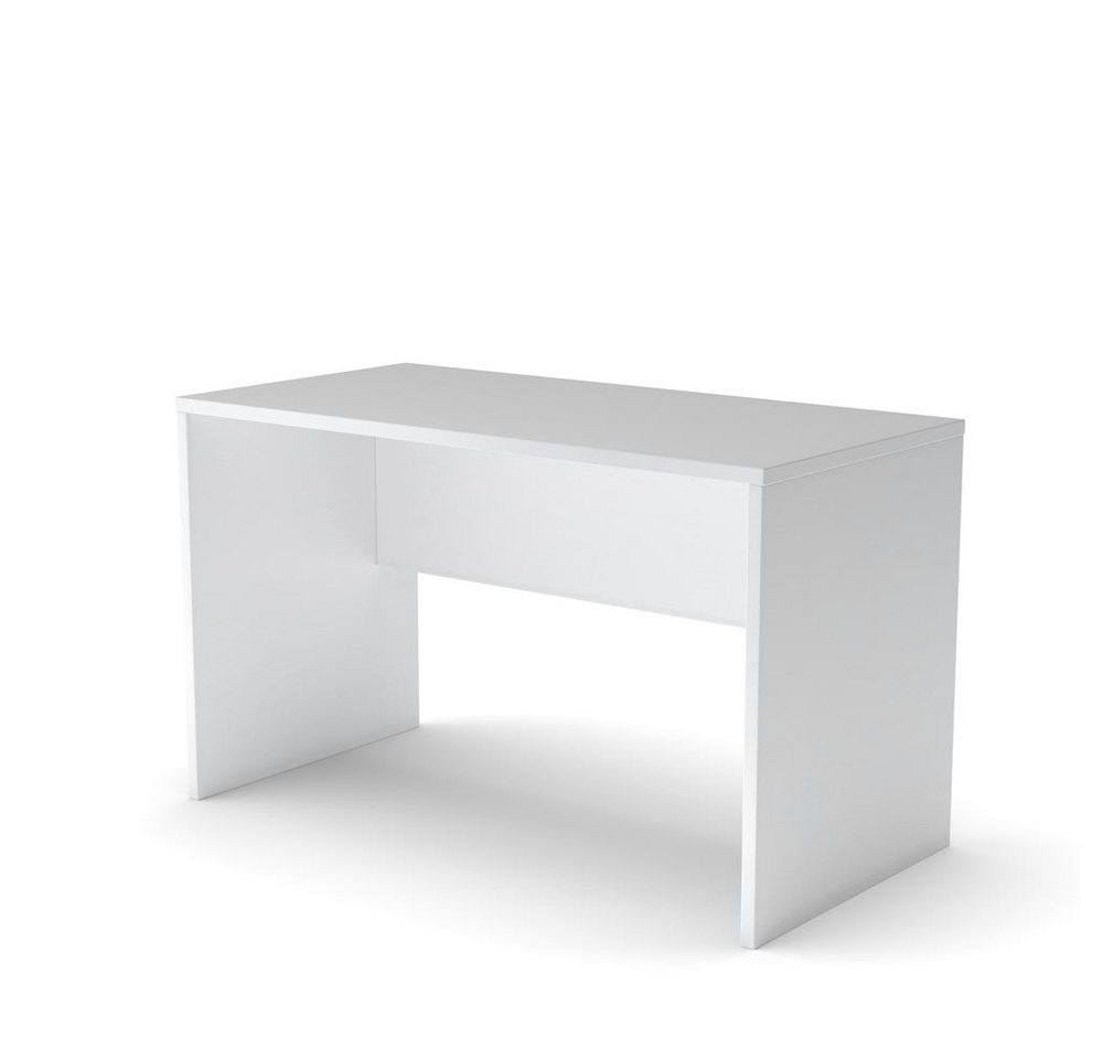 Nowy Styl Schreibtisch, E10 Schreibtisch Bürotisch Wangen-Gestell, 80cm tief, Weiß von Nowy Styl