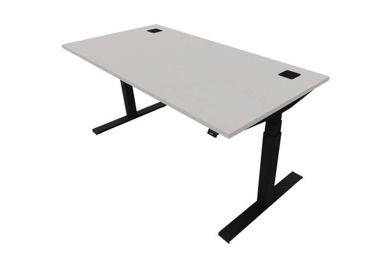 Nowy Styl Schreibtisch Schreibtisch eModel 2.0 160x80cm schwarz/platinum von Nowy Styl