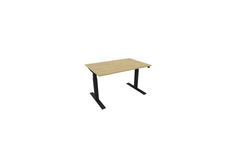 Nowy Styl Schreibtisch Schreibtisch eModel 3.0 120x80cm schwarz/hamilton oak von Nowy Styl