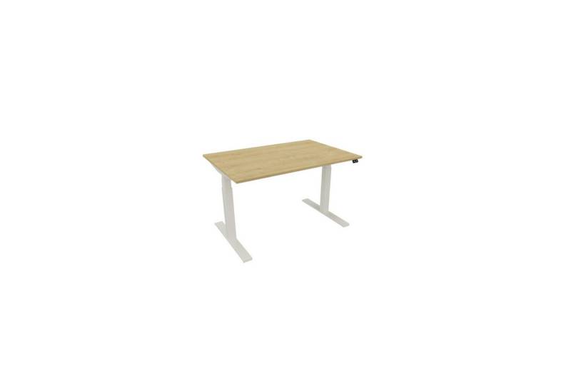 Nowy Styl Schreibtisch Schreibtisch eModel 3.0 120x80cm weiß/hamilton oak von Nowy Styl