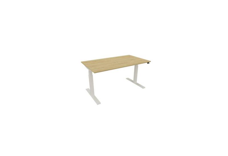 Nowy Styl Schreibtisch Schreibtisch eModel 3.0 140x80cm weiß/hamilton oak von Nowy Styl