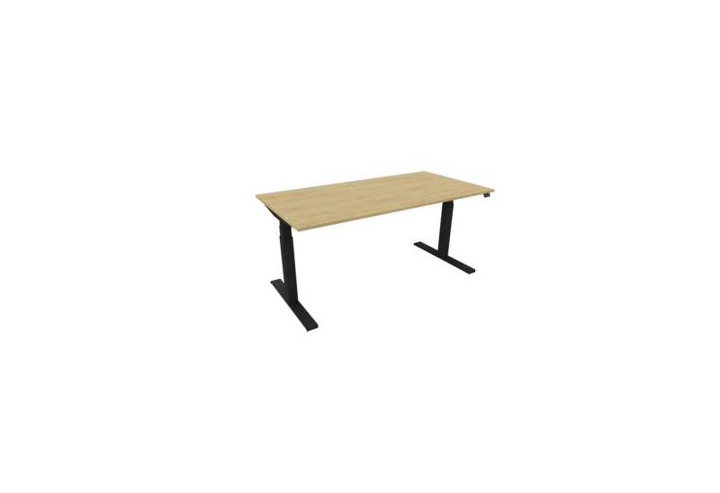 Nowy Styl Schreibtisch Schreibtisch eModel 3.0 160x80cm schwarz/hamilton oak von Nowy Styl