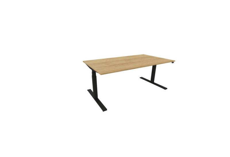 Nowy Styl Schreibtisch Schreibtisch eModel 3.0 180x100cm schwarz/natural hickory von Nowy Styl