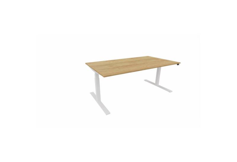 Nowy Styl Schreibtisch Schreibtisch eModel 3.0 180x100cm weiß/natural hickory von Nowy Styl