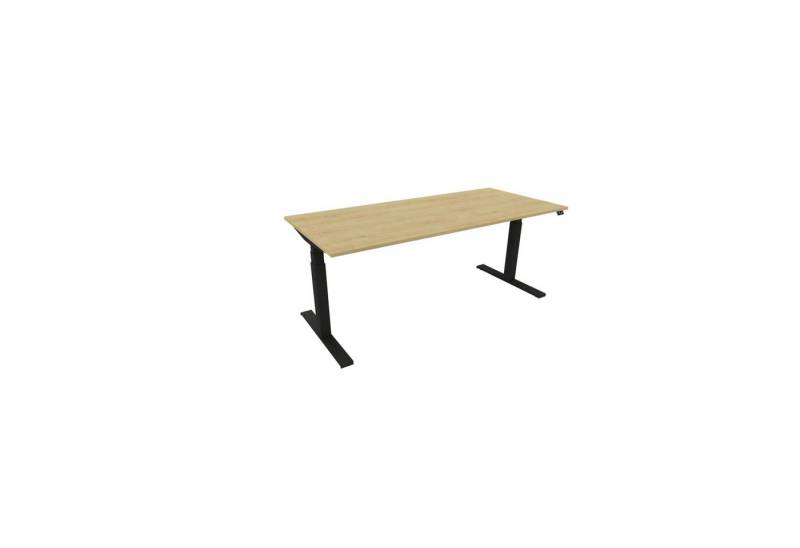 Nowy Styl Schreibtisch Schreibtisch eModel 3.0 180x80cm schwarz/hamilton oak von Nowy Styl