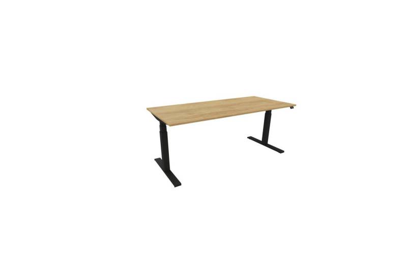 Nowy Styl Schreibtisch Schreibtisch eModel 3.0 180x80cm schwarz/natural hickory von Nowy Styl