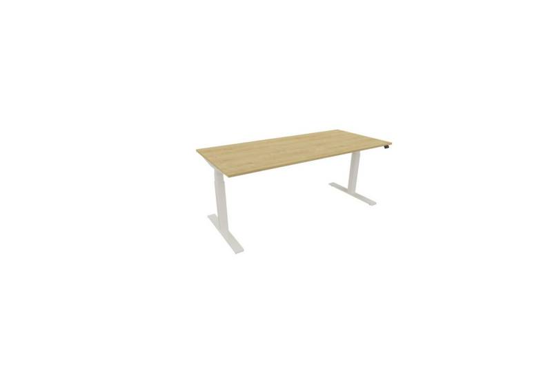 Nowy Styl Schreibtisch Schreibtisch eModel 3.0 180x80cm weiß/hamilton oak von Nowy Styl