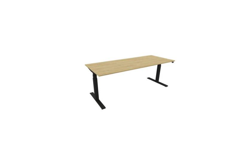 Nowy Styl Schreibtisch Schreibtisch eModel 3.0 200x80cm schwarz/hamilton oak von Nowy Styl