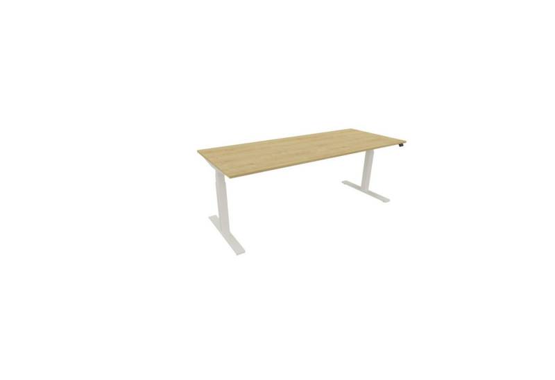 Nowy Styl Schreibtisch Schreibtisch eModel 3.0 200x80cm weiß/hamilton oak von Nowy Styl