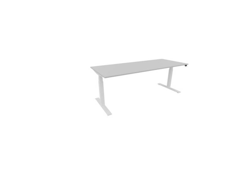 Nowy Styl Schreibtisch Schreibtisch eModel 3.0 200x80cm weiß/platinum von Nowy Styl