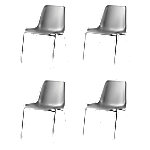 Nowy Styl Stapelstuhl Beta Kunststoff Grau 4 Stück Nowy Styl Stapelstuhl Beta Kunststoff Grau 4 Stück von Nowy Styl