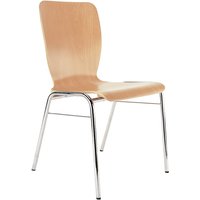 Nowy Styl Besucherstuhl Wing II, Holzschale, 4-Fuß-Gestell, Buche Nowy Styl Besucherstuhl Wing II, Holzschale, 4-Fuß-Gestell, Buche von NowyStyl
