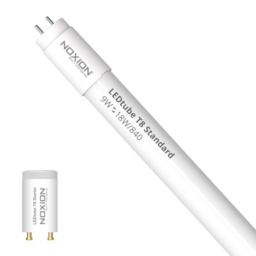 Noxion LED Röhre T8 Avant (EM/Mains) Standard Output 7.5W 900lm - 840 Kaltweiß | 60cm - Ersatz Für 18W von Noxion