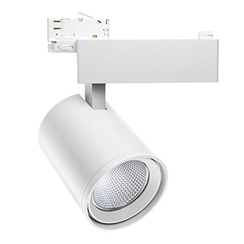 Noxion LED Schienenstrahler 3-Phasen Spot Stella Weiß 35W 2900lm 36D - 930 Warmweiß | Höchste Farbwiedergabe von Noxion