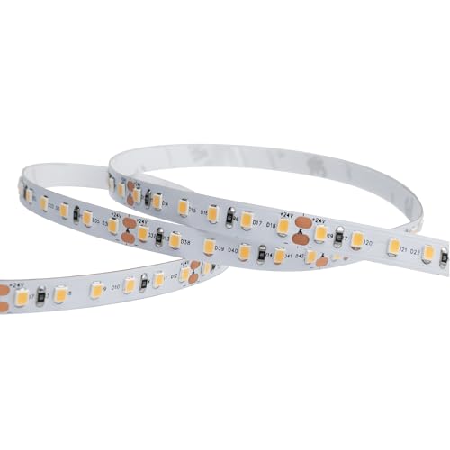 Noxion LED-Streifen Naga 5 Meter IP20 SMD2835/120 24V 9.6W/m 930 /8mm/50mm + DC Kabel von Noxion