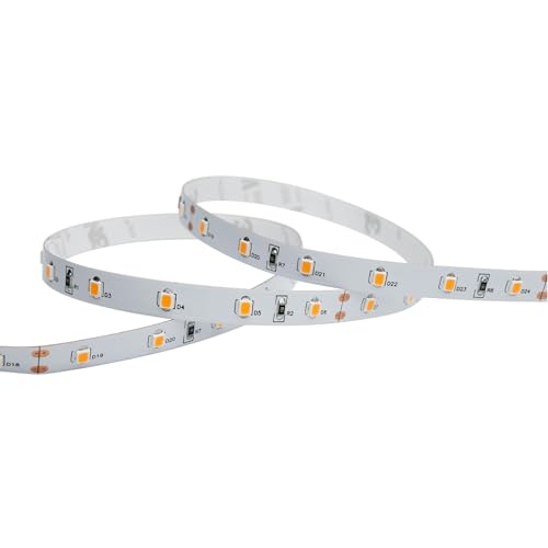 Noxion LED-Streifen Naga 5 Meter IP20 SMD2835/60 24V 4.8W/m 930 /8mm/100mm + DC Kabel von Noxion