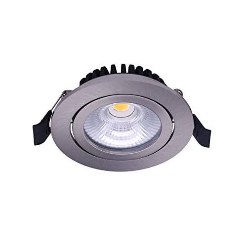 Noxion LED schwenkbar Slim Spot Silber Rund 6W 550lm 60D - 927 Extra Warmweiß | 85mm - IP54 - Dimmbar - Höchste Farbwiedergabe von Noxion