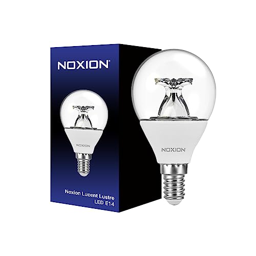 Noxion Lucent Lustre LED E14 Kugel Klar 5.5W 470lm - 822-827 Dim to Warm | Dimmbar - Ersatz für 60W von Noxion