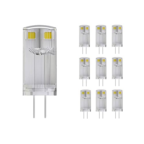 Noxion Mehrfachpackung 10x Bolt LED Capsule G4 0.9W 100lm - 827 Extra Warmweiß | Ersatz für 10W von Noxion