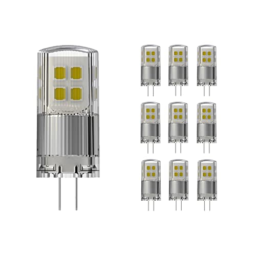 Noxion Mehrfachpackung 10x Bolt LED Capsule G4 2W 200lm - 827 Extra Warmweiß | Dimmbar - Ersatz für 20W von Noxion