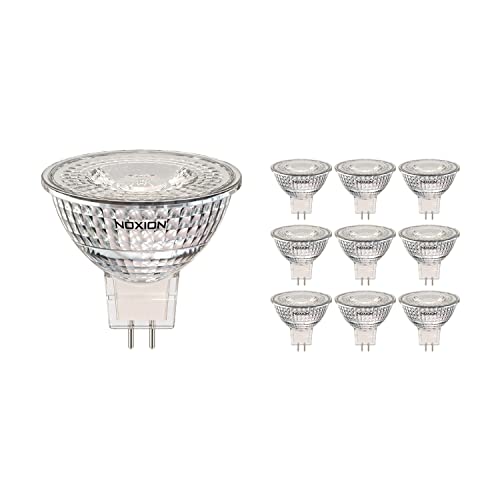 Noxion Mehrfachpackung 10x LED Spot 12V GU5.3 7.5W 830 60D 621lm | Dimmbar - Warmweiß - Ersatz für 50W von Noxion