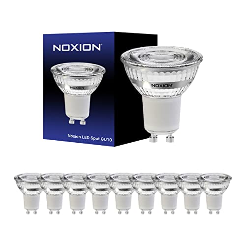 Noxion Mehrfachpackung 10x LED-Spot GU10 PAR16 2.4W 230lm 36D - 827 Extra Warmweiß | Ersatz für 35W von Noxion