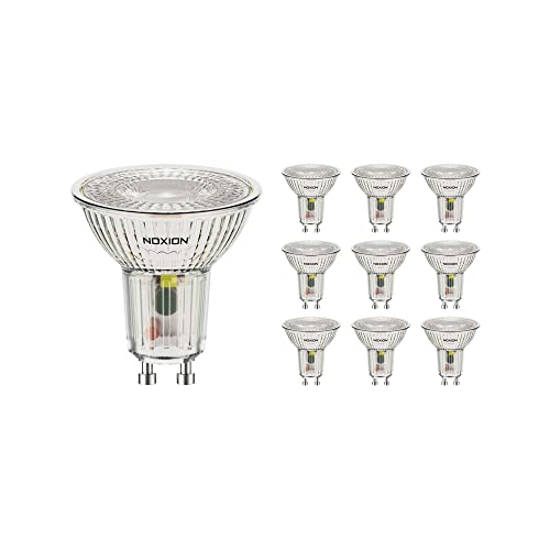 Noxion Mehrfachpackung 10x LED-Spot GU10 PAR16 5.5W 560lm 36D - 830 Warmweiß | Ersatz für 80W von Noxion