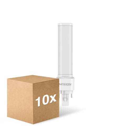 Noxion Mehrfachpackung 10x Lucent PL-C LED 5.2W 650lm - 830 Warmweiß | Ersatz Für 18W von Noxion